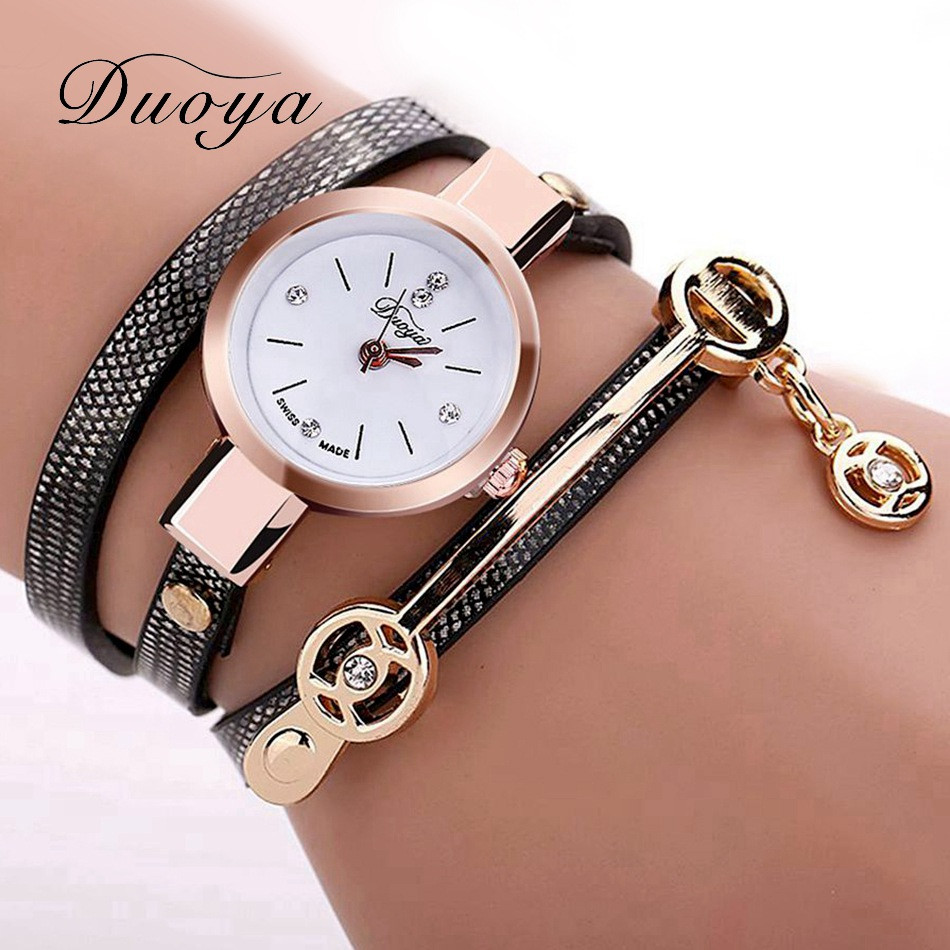 Jam Tangan Wanita Model Gelang XR1297 Black 